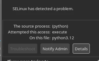 first reference to SELinux